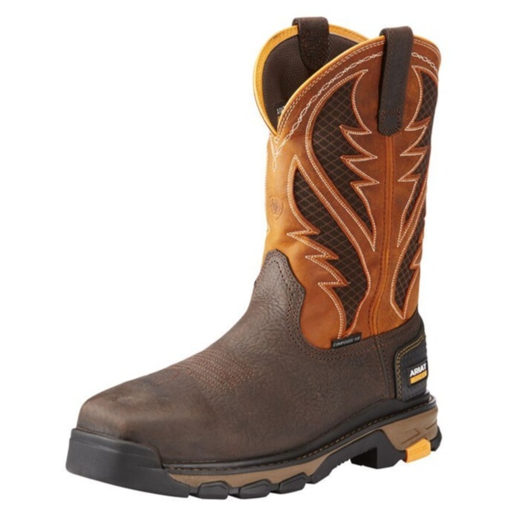 Ariat® (Men's 9 D) Intrepid™ VentTEK® Comp-Toe Work Boot in Bruin Brown - $250